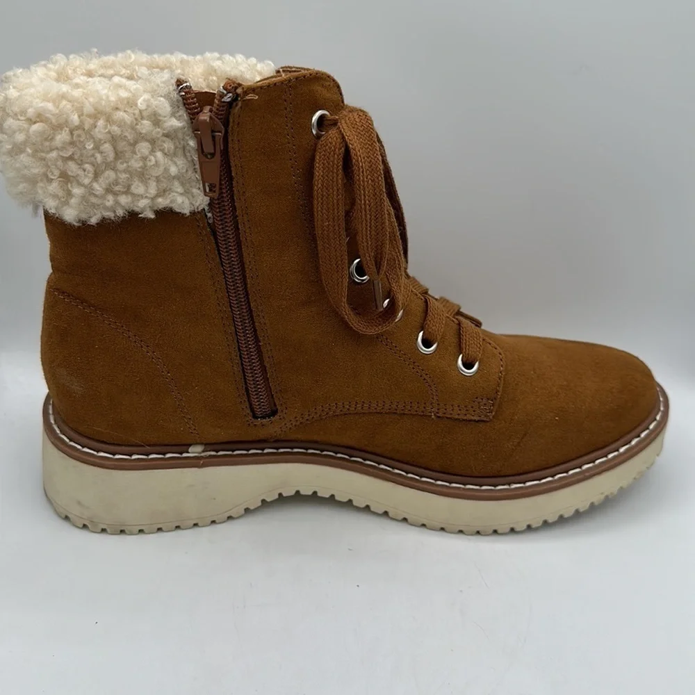 Madden Girl G-KRISTF nutmeg brown boots, size 9